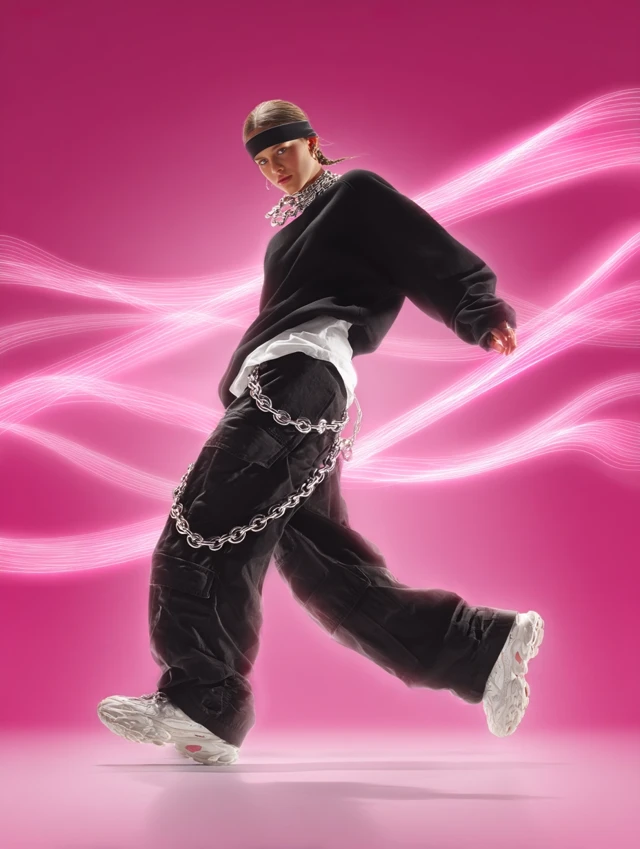 Midjourney Dynamic Sportswear Ads: v5.2-v7 Review - v7.0 - Image 1