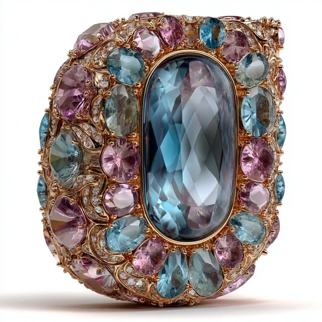 Midjourney 3D Gemstone Letter J: v5.2 vs v6.1 vs v7.0 Test - v7.0 - Image 2
