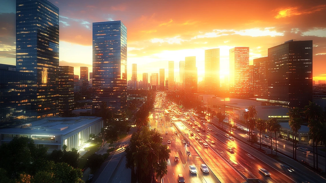 Midjourney: Industrial Heat & Digital Coolness AI Cityscapes - v6.1 - Image 3