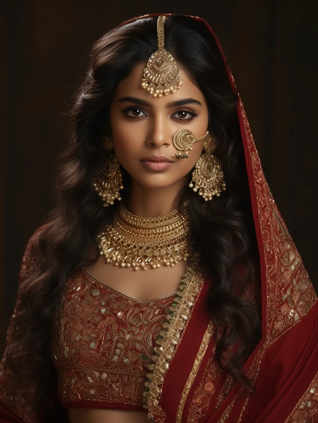 Rajasthani Maharani Portraits: Midjourney v5.2 to v7.0 Evolution - v5.2 - Image 3