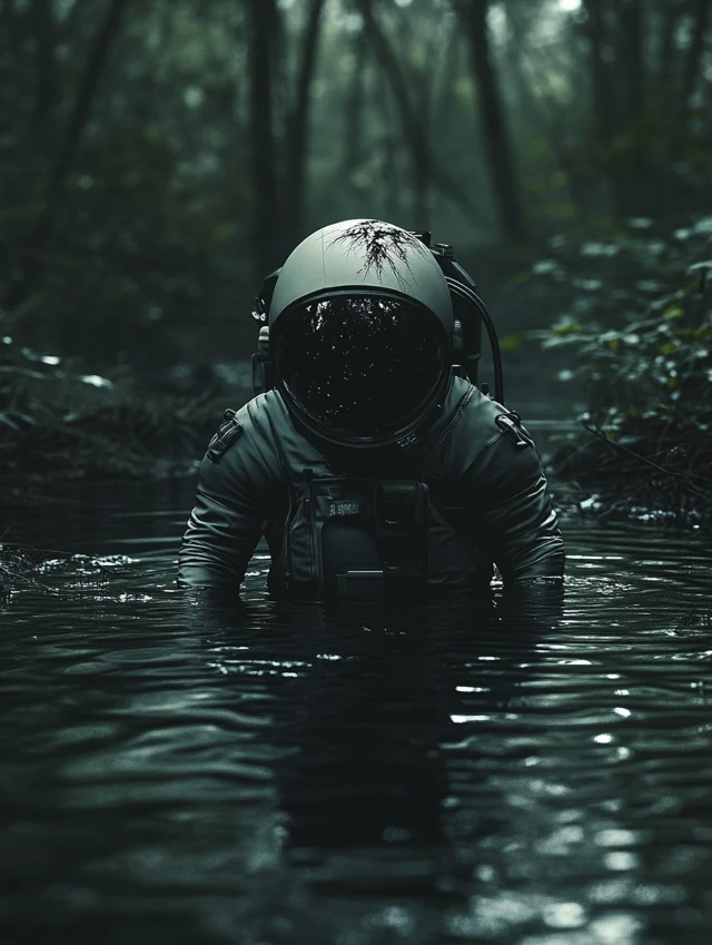 MidJourney Evolution: Photorealistic Astronaut Despair Images - v6.1 - Image 2