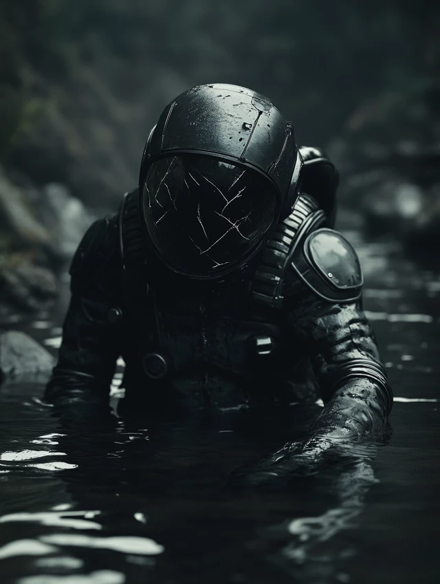 MidJourney Evolution: Photorealistic Astronaut Despair Images - v6.1 - Image 4