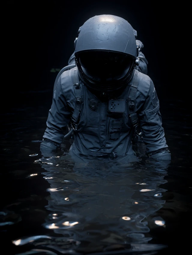 MidJourney Evolution: Photorealistic Astronaut Despair Images - v7.0 - Image 2