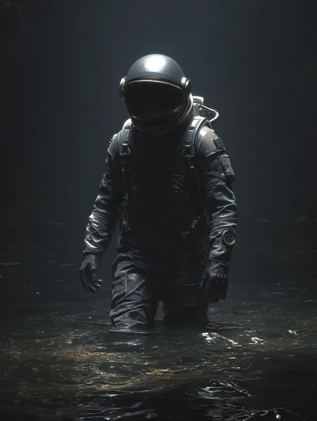 MidJourney Evolution: Photorealistic Astronaut Despair Images - v7.0 - Image 4