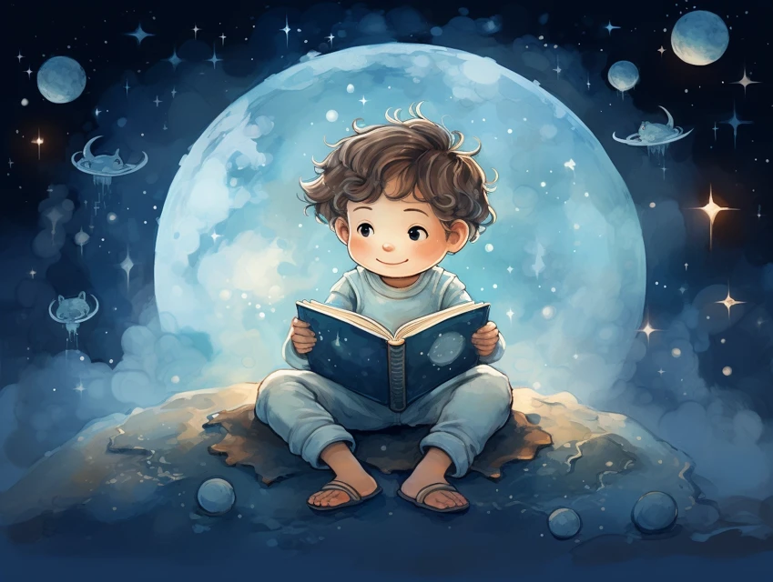 Midjourney: Astronaut Child Watercolor Nursery Art (v5-v7) - v5.2 - Image 2