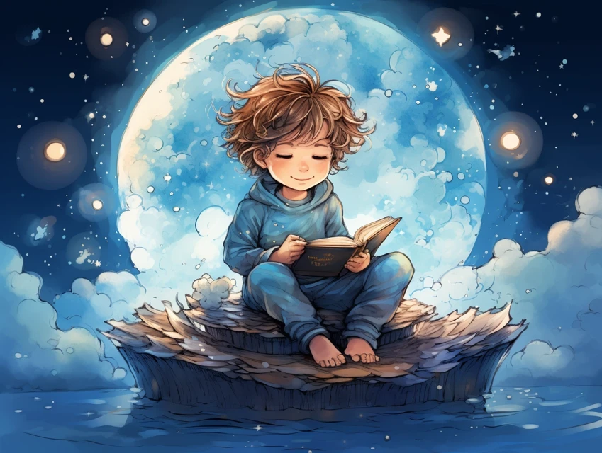 Midjourney: Astronaut Child Watercolor Nursery Art (v5-v7) - v5.2 - Image 1