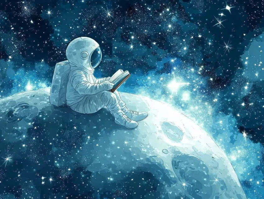 Midjourney: Astronaut Child Watercolor Nursery Art (v5-v7) - v6.1 - Image 1