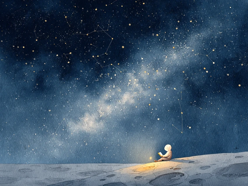 Midjourney: Astronaut Child Watercolor Nursery Art (v5-v7) - v7.0 - Image 3