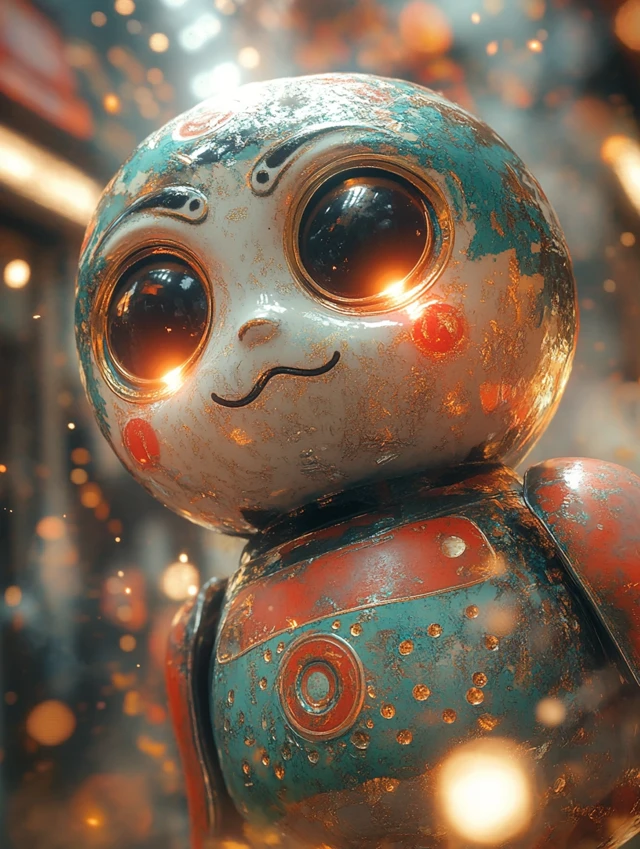 Psychedelic Daruma Doll AI Art: Midjourney v5-v7 Tested - v6.1 - Image 2