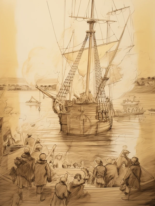Comparing MidJourney’s Sepia Lovecraftian Horror Art Evolution - v5.2 - Image 2