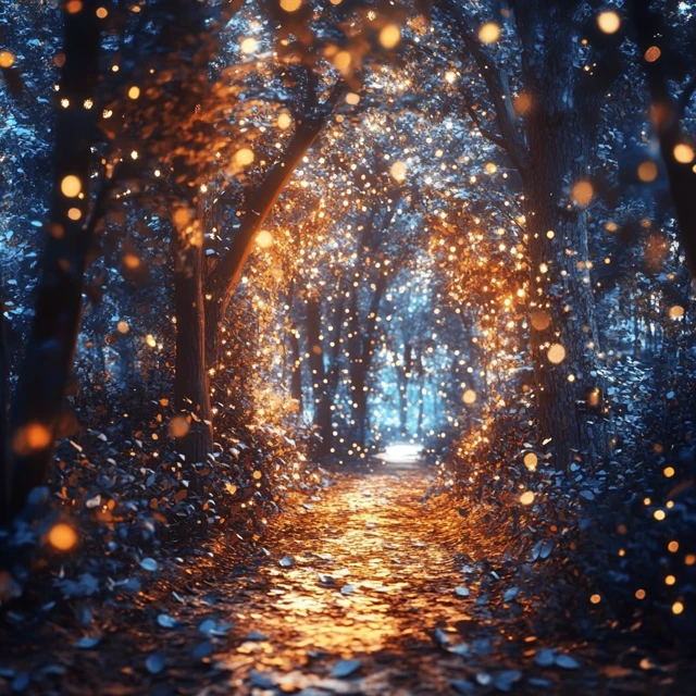 MidJourney Festive Forest Path Comic Art: v5.2-v7.0 Review - v6.1 - Image 2