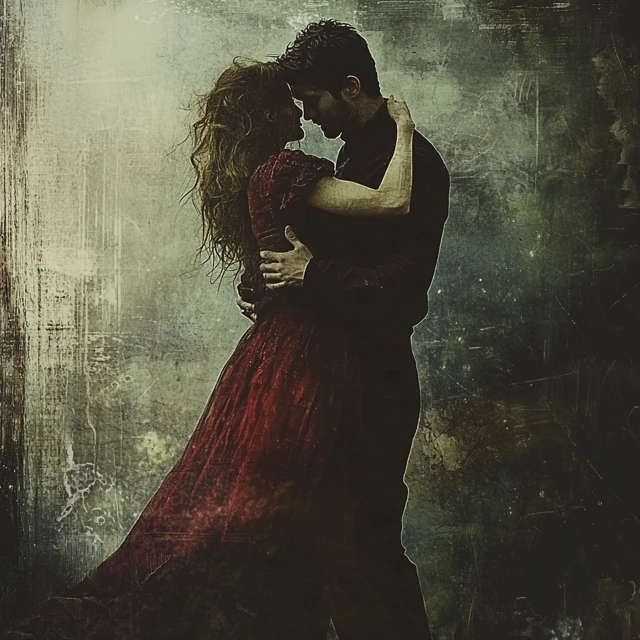 MJ v5.2-v7: Romantic Embrace AI Art Generation - v6.1 - Image 4