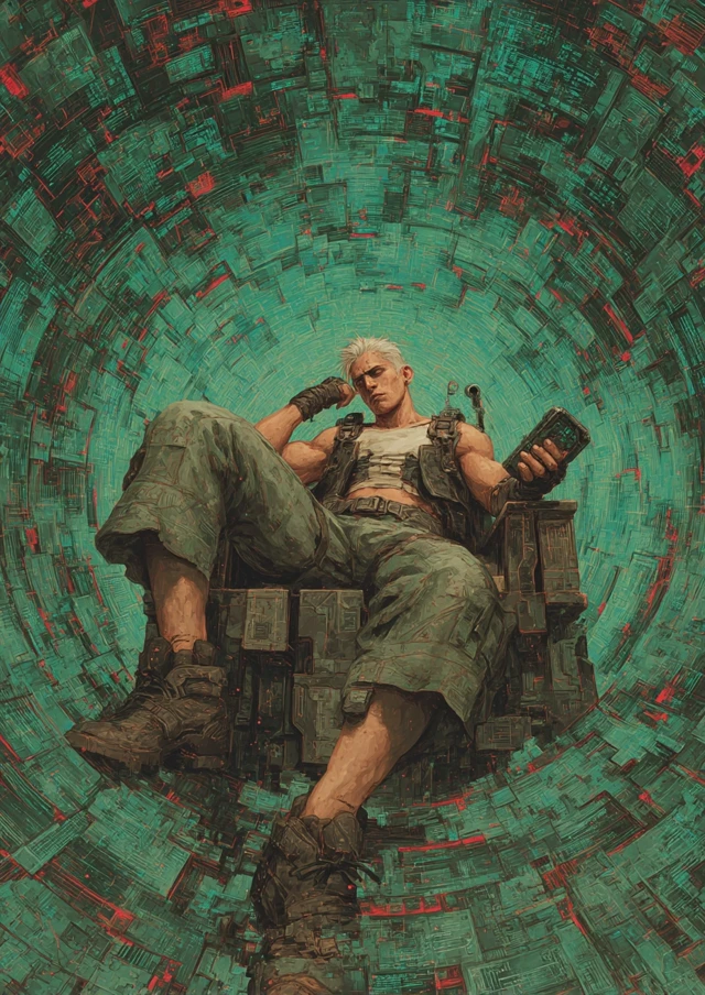 Cyberpunk Hades: MidJourney’s Evolution of Digital Underworld - v7.0 - Image 2