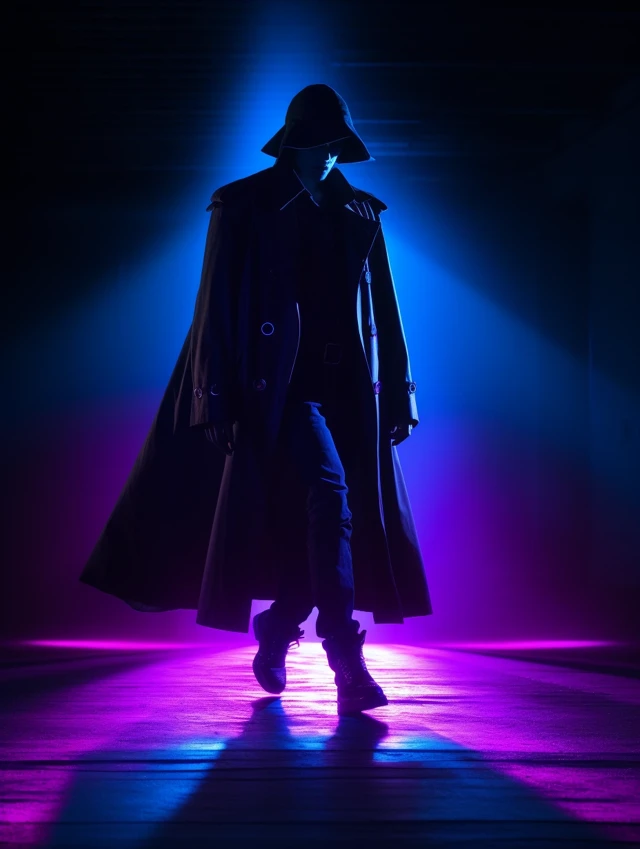 Cyberpunk Neon Fashion: MidJourney’s Glowing Evolution - v5.2 - Image 2