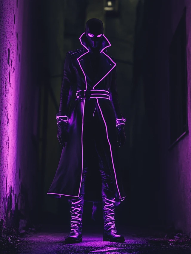 Cyberpunk Neon Fashion: MidJourney’s Glowing Evolution - v6.1 - Image 1
