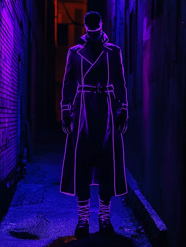 Cyberpunk Neon Fashion: MidJourney’s Glowing Evolution - v6.1 - Image 2