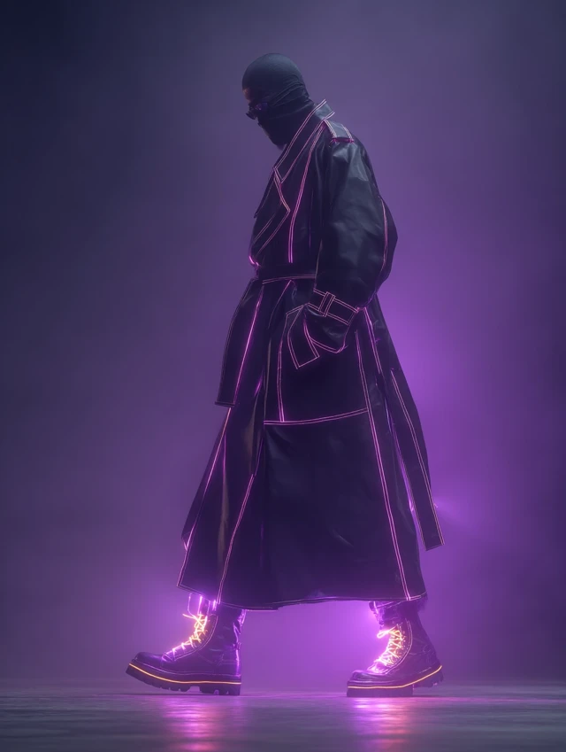 Cyberpunk Neon Fashion: MidJourney’s Glowing Evolution - v7.0 - Image 2