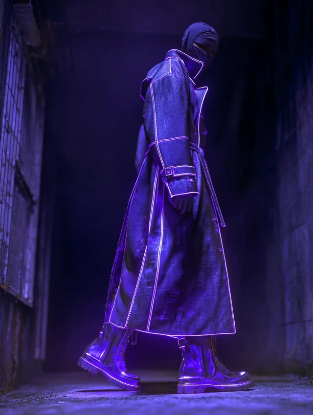 Cyberpunk Neon Fashion: MidJourney’s Glowing Evolution - v7.0 - Image 4