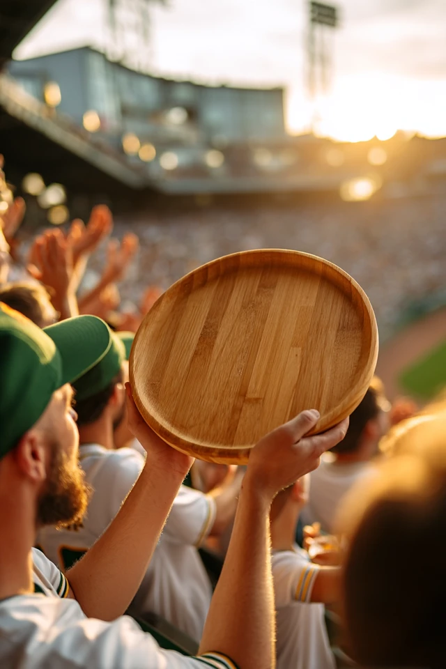 Best AI Wooden Serving Board Mockup: MJ v5.2-v7 Review - v7.0 - Image 4