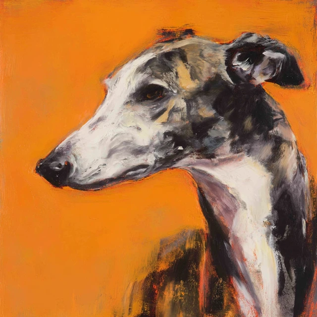Greyhound Impressionist Art: Midjourney Version Test - v7.0 - Image 3