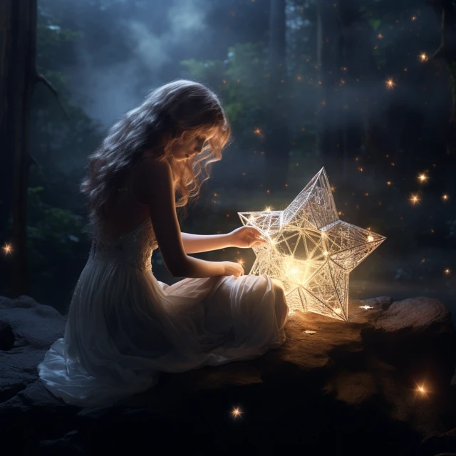 Fallen Star AI Art: Midjourney v5.2, v6.1, v7.0 Compared - v5.2 - Image 3