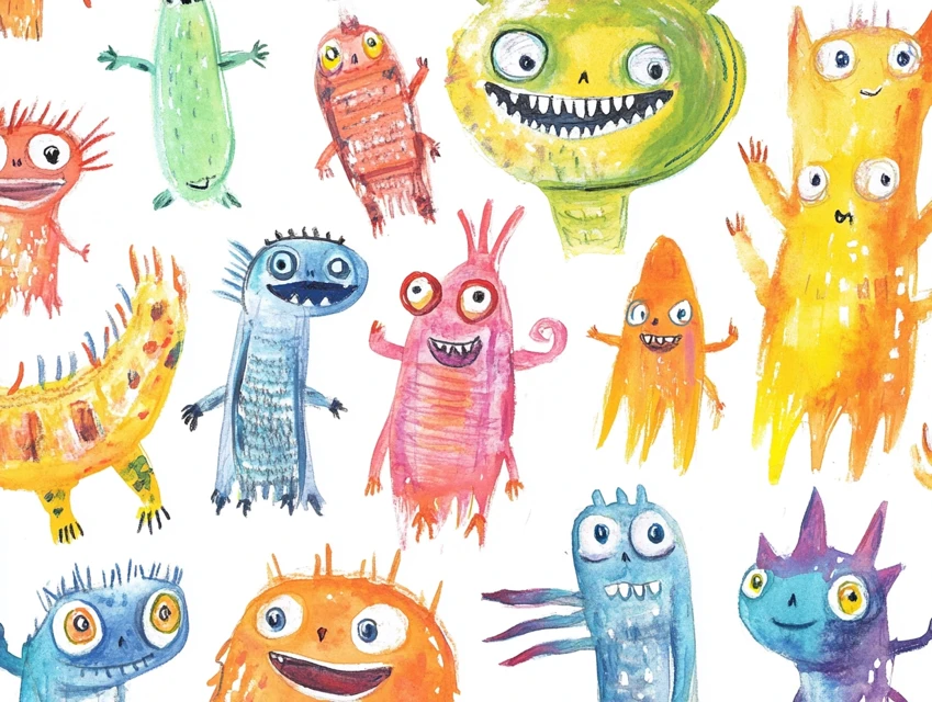 MidJourney’s Evolution in Child Explorer Alien Field Journals - v6.1 - Image 4