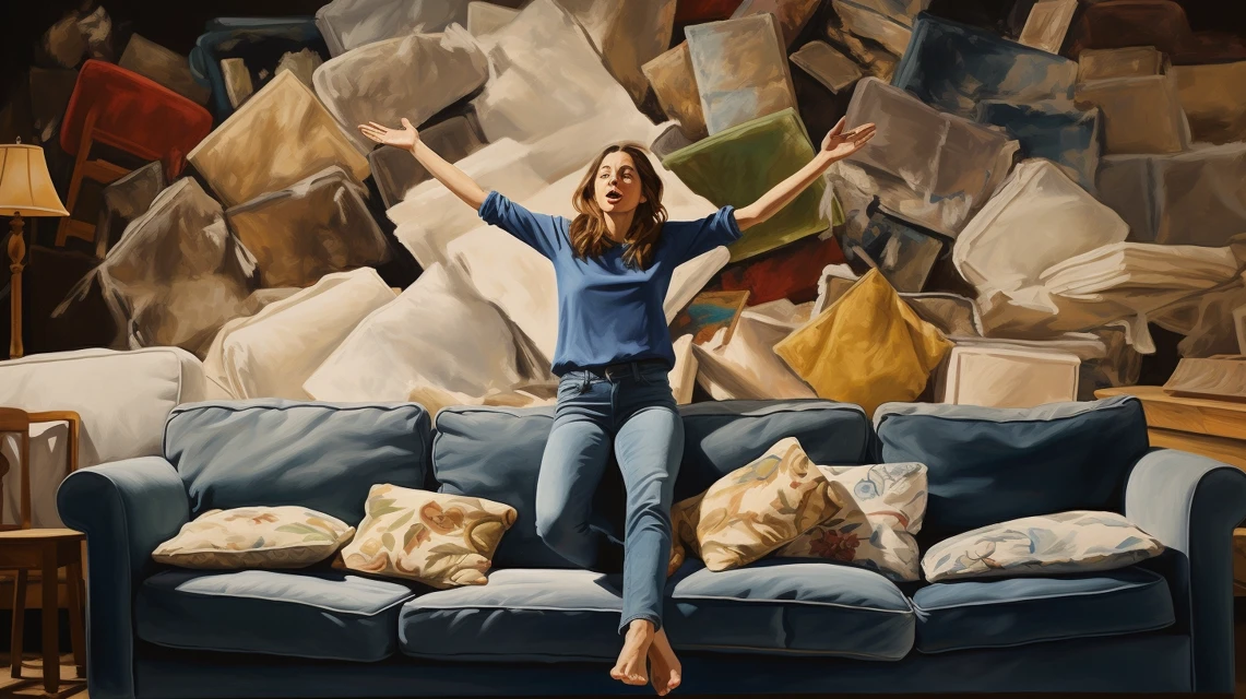 MidJourney Evolution: Surreal Furniture Showroom Experience - v5.2 - Image 2