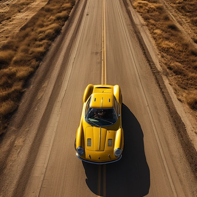 MJ Cinematic Aerial Ferrari Photography: v5.2-v7 Test - v5.2 - Image 2