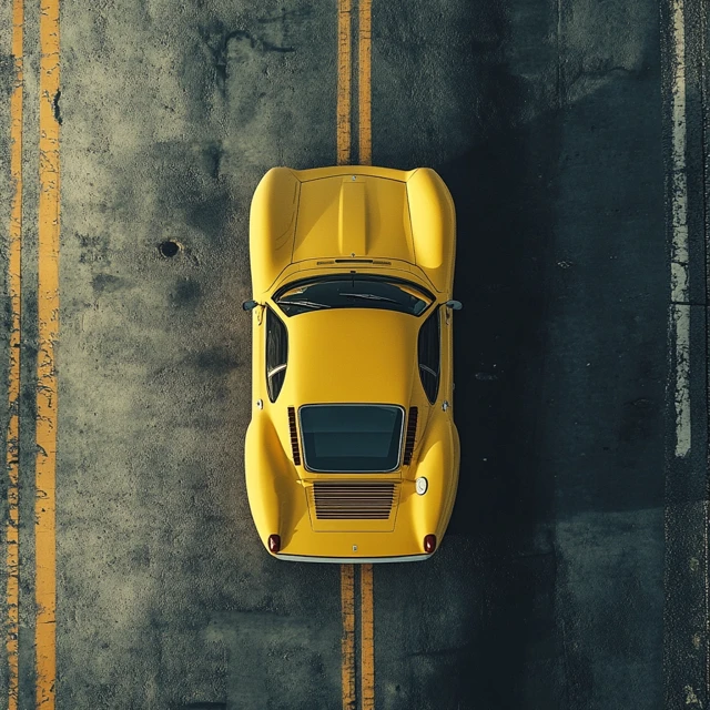 MJ Cinematic Aerial Ferrari Photography: v5.2-v7 Test - v6.1 - Image 3