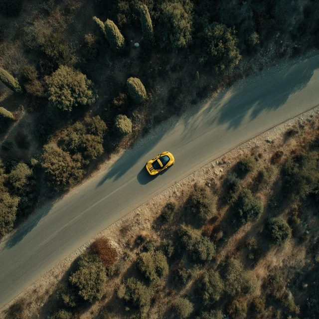 MJ Cinematic Aerial Ferrari Photography: v5.2-v7 Test - v7.0 - Image 2