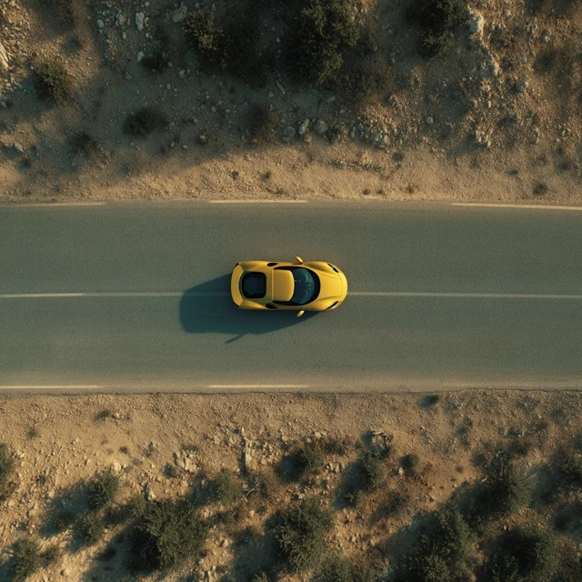 MJ Cinematic Aerial Ferrari Photography: v5.2-v7 Test - v7.0 - Image 3