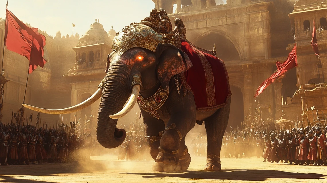 MidJourney Evolution: Ancient War Elephant Rendering Compared - v6.1 - Image 4