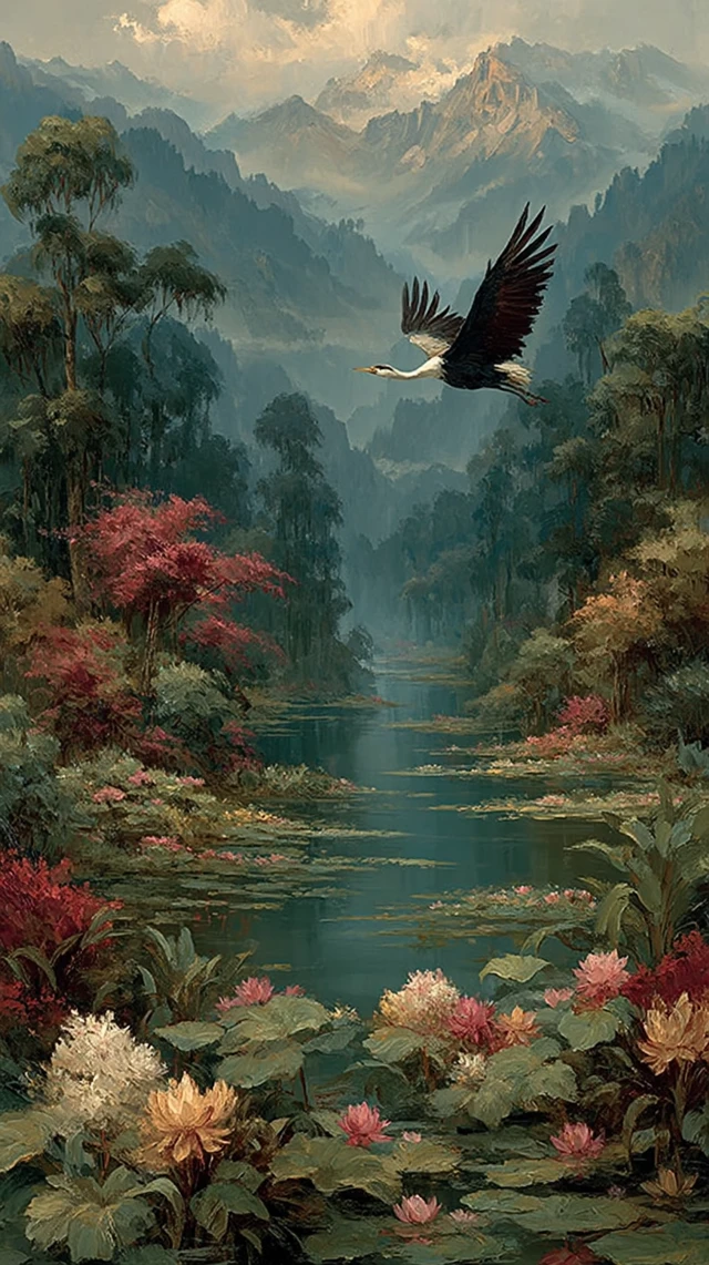 MidJourney Evolution: Chinese Landscape Art Comparison - v7.0 - Image 4