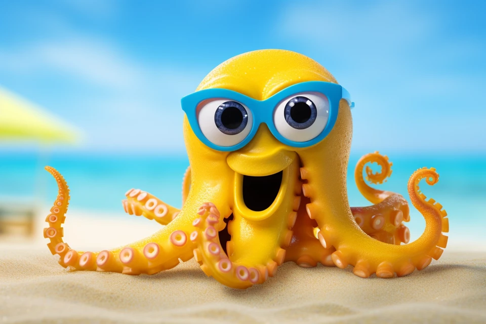 Midjourney Octopus: Commercial Image Quality (v5.2-v7.0) - v5.2 - Image 3