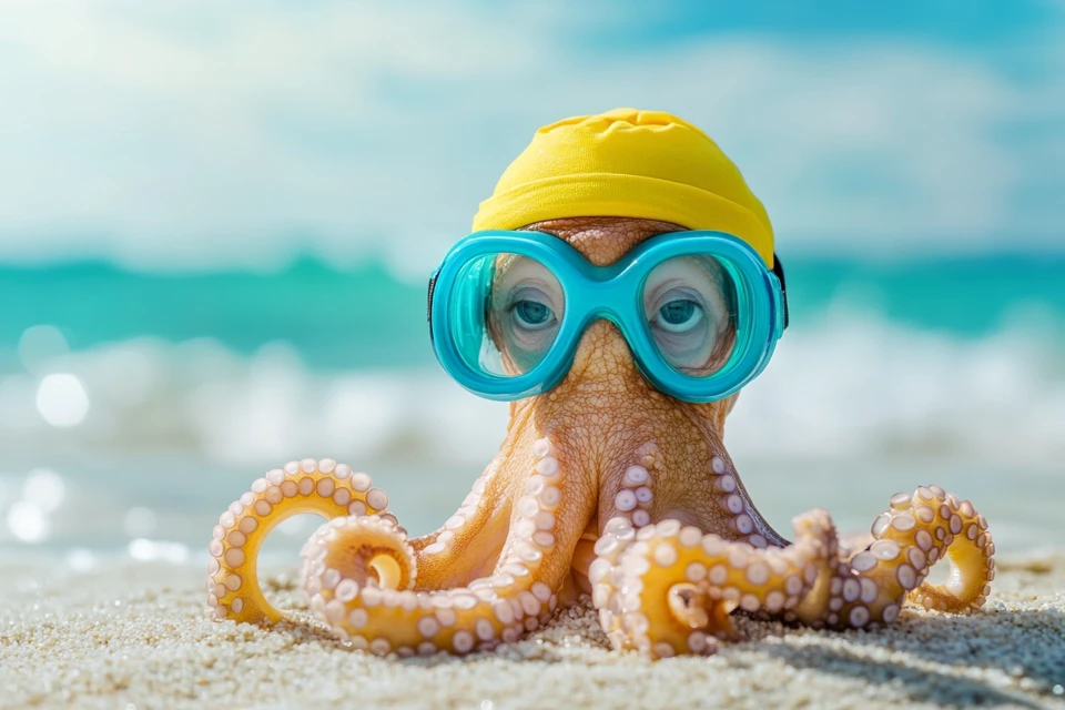 Midjourney Octopus: Commercial Image Quality (v5.2-v7.0) - v6.1 - Image 3