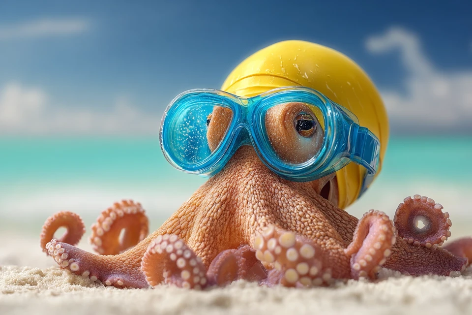 Midjourney Octopus: Commercial Image Quality (v5.2-v7.0) - v7.0 - Image 3