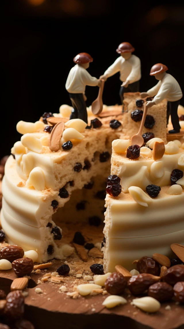 MidJourney Versions Compare: Panettone Construction Scene - v5.2 - Image 2