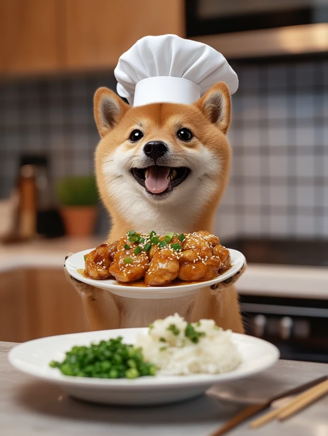 Midjourney’s Shiba Inu Chef: V5.2 vs V6.1 vs V7.0 Comparison - v6.1 - Image 2