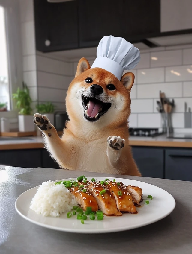 Midjourney’s Shiba Inu Chef: V5.2 vs V6.1 vs V7.0 Comparison - v6.1 - Image 3
