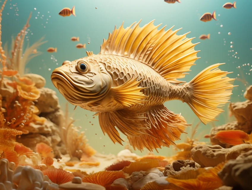 Cereal Fish Art: MidJourney’s Evolving Rendering Power - v5.2 - Image 1