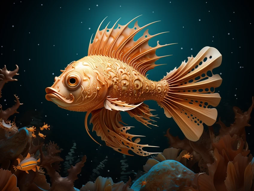 Cereal Fish Art: MidJourney’s Evolving Rendering Power - v5.2 - Image 4