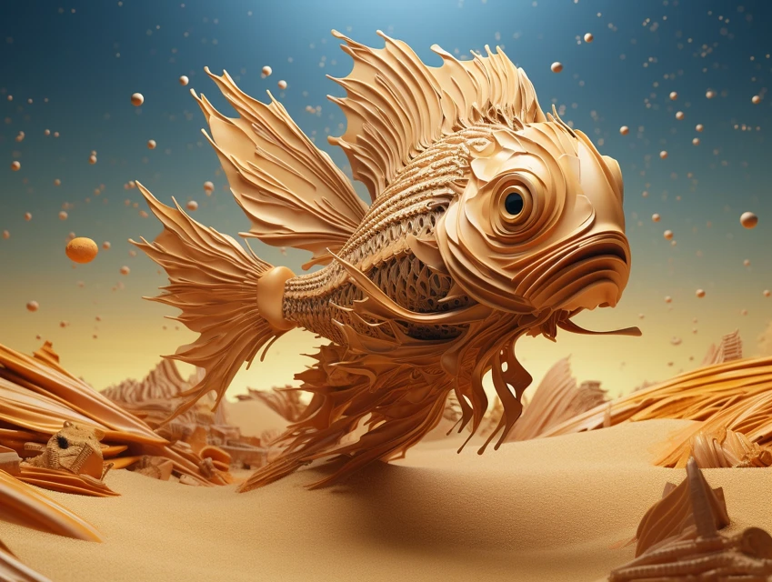 Cereal Fish Art: MidJourney’s Evolving Rendering Power - v5.2 - Image 2
