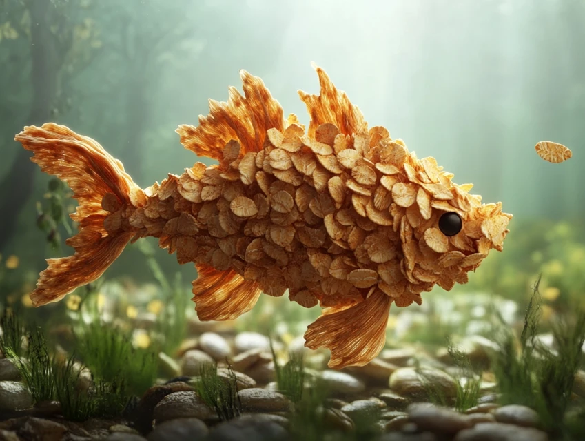 Cereal Fish Art: MidJourney’s Evolving Rendering Power - v6.1 - Image 3