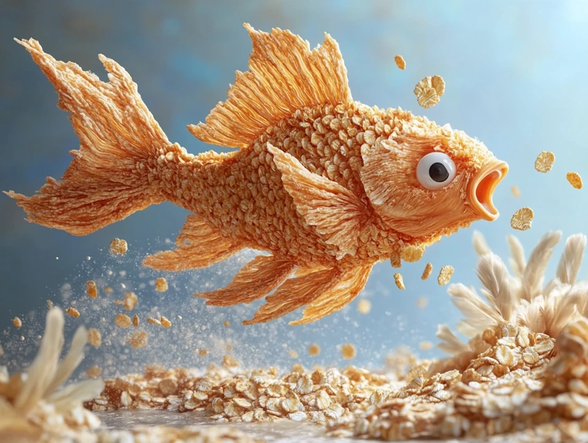 Cereal Fish Art: MidJourney’s Evolving Rendering Power - v6.1 - Image 1