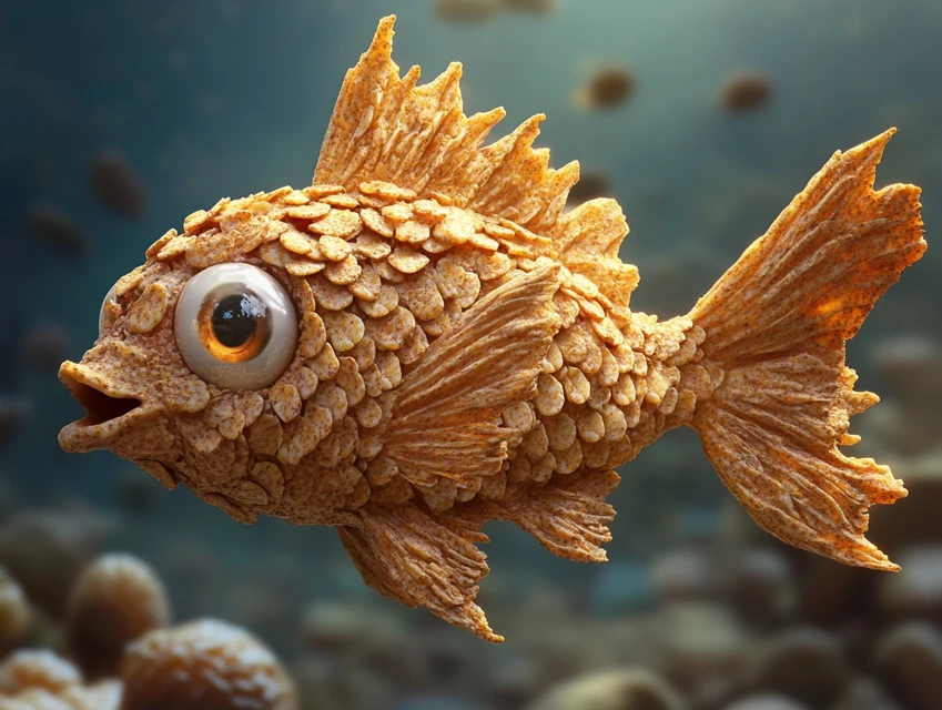 Cereal Fish Art: MidJourney’s Evolving Rendering Power - v6.1 - Image 4