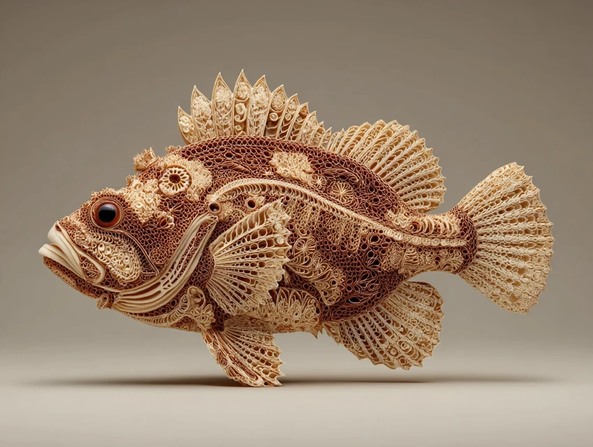 Cereal Fish Art: MidJourney’s Evolving Rendering Power - v7.0 - Image 3