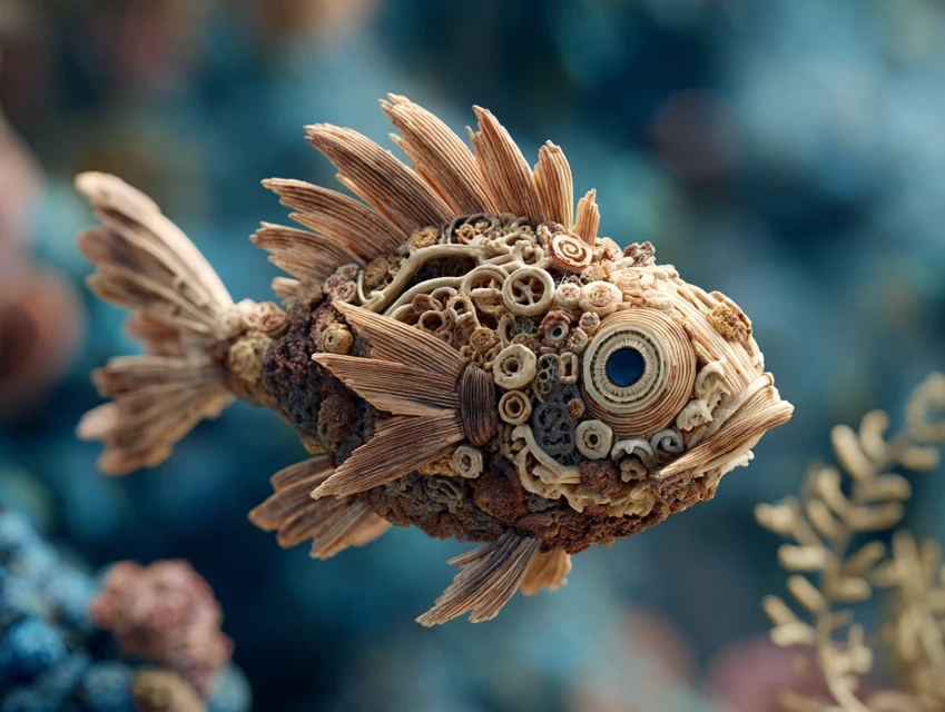 Cereal Fish Art: MidJourney’s Evolving Rendering Power - v7.0 - Image 1