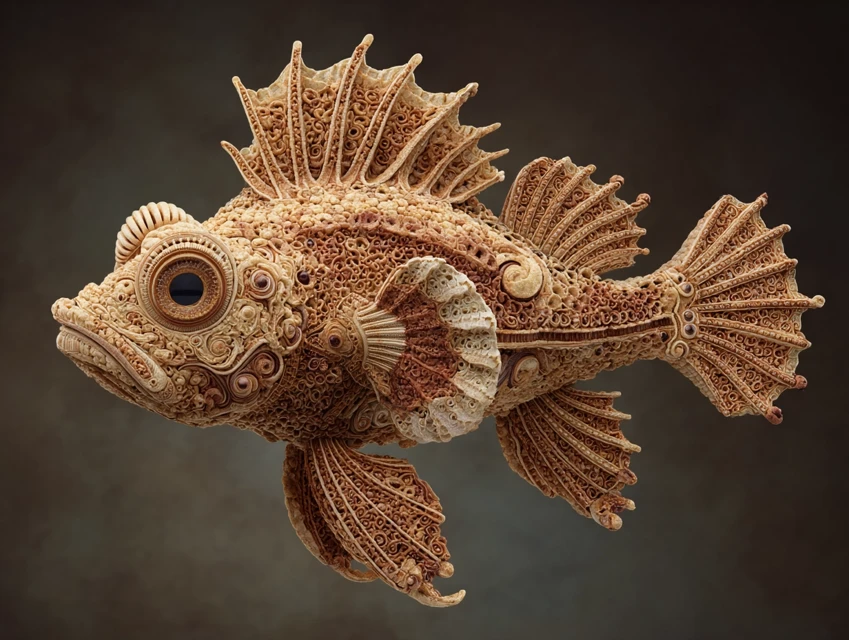 Cereal Fish Art: MidJourney’s Evolving Rendering Power - v7.0 - Image 2