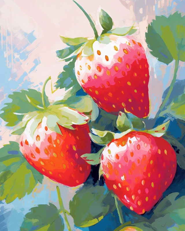 Midjourney: Mid-Century Modern Strawberry Art Styles Guide - v5.2 - Image 4