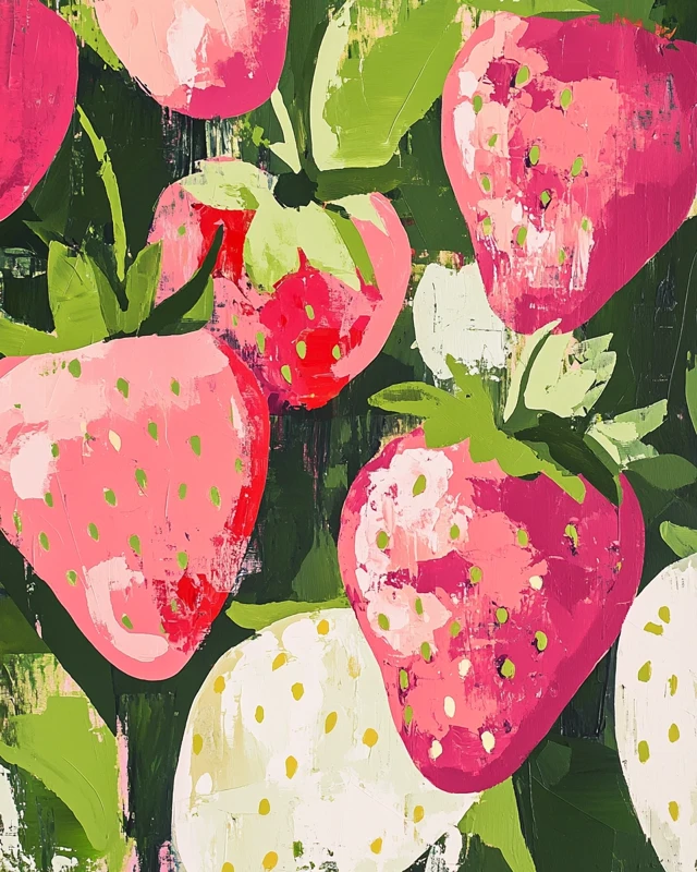 Midjourney: Mid-Century Modern Strawberry Art Styles Guide - v6.1 - Image 1
